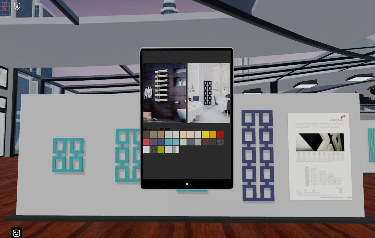 Showroom expozitional virtual