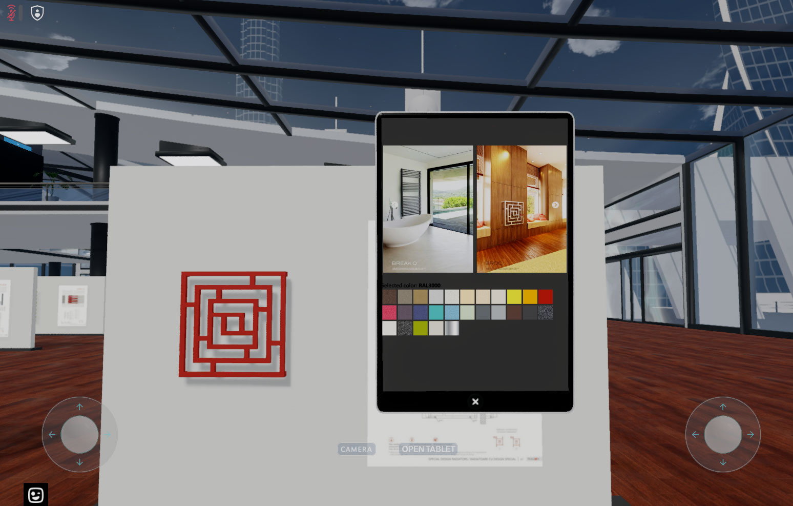 Showroom expozitional virtual